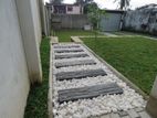 Interlock Paving With Malaysian Grass Landscaping Service