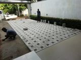 Interlock Paving with Malaysian Grass Landscaping Service