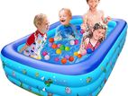 Intime Inflatable Pool 210×150×60CM – Family Swimming 3 Layer Large