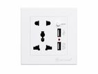 INTIME Multi Socket with 12V USB Outlet