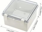 IP65 Transparent ABS Enclosure for outdoor circuits (150×150×90 mm)