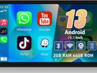 Ips 2+64 Gb Air Mirror Gps Wifi Android Car Dvd Audio Setup 10inch