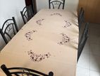 Iron Table with 6 Chairs