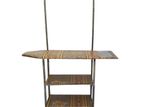 Iron Table With Towel Rack