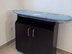 Ironing Table with Two Door Cupboard