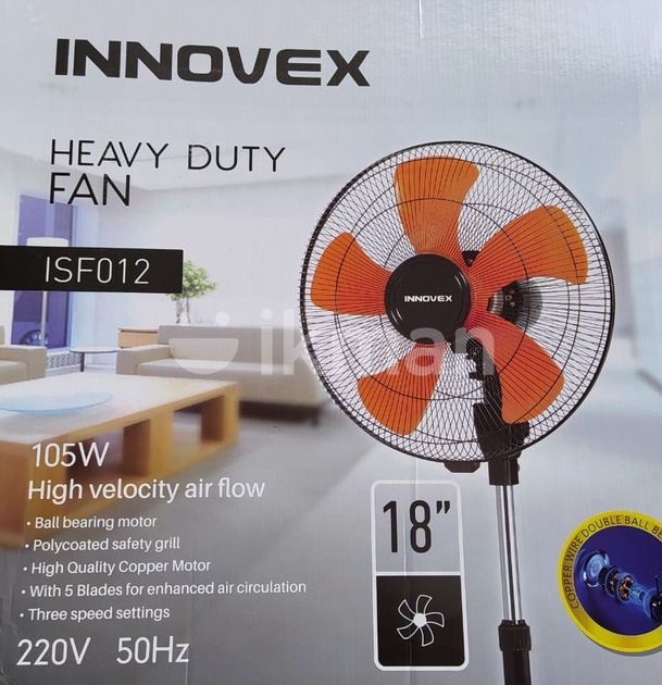 (ISF012) Stand Fan Heavy Duty Innovex in Meegoda ikman