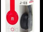 J03 Wired Headphones