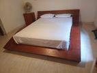 Jack Wood Luxury Bed with Spring Mattress