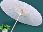 Japanese Paper White Umbrella