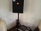 JBL Speakers with 3600 Watt Amplifier 12 Channel SoundCraft Mixer