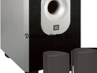jbl sub and 2 speakers