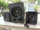 J Burrows 2.1 Stereo Speakers