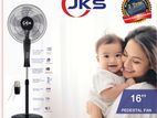 JKS 16" Stand Fan + Remote 80 W -100% Copper