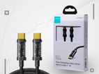 Joyroom S-CC100A20 Braided USB-C Cable - 100W, 2m