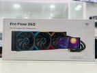 Jungle Leopard Pro Flow 360 ARGB Liquid Cooler Black With LED Screen