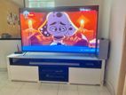 JVC 65 Smart TV with stylish unit