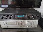 Jvc Ax 2 Stereo Amplifier with Fishar Eq 887