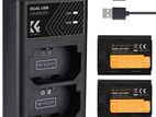 K&F FZ100 Dual Battery & Charger Kit