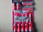 K-TECH 30PC Screwdriver & Bit Set – HERMAN HT 1241