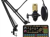 K500 Sound Card With Bm800 Mic
