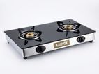Kanvox 2B Glass Top Black Beauty Gas Cooker (KGGB-201)