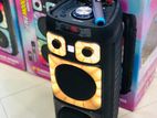 Karaoke Bt X-Bass Speaker Rgb Lights with Wireless Mic Ndr-088