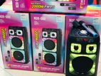 Karaoke Bt X-Bass Speaker with Wireless Mic Ndr-088 (rgb Lights)