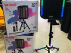 Karaoke Speaker (Bt|usb|aux) With Wireless Mic Ndr - 102a (Rgb Stand)