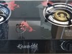 Kawashi Double Glass Top Gas Cooker
