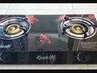 KAWASHI DOUBLE GLASS TOP GAS COOKER - HWGC86