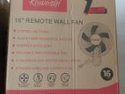 Kawashi Remote Wall Fan