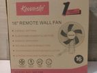KAWASHI WALL Fan 16" - Remote