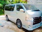 KDH flatroof van for hire with driver