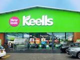 Keells supermarket sign