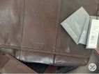 Kenneth Cole Reaction Leather Messenger Bag