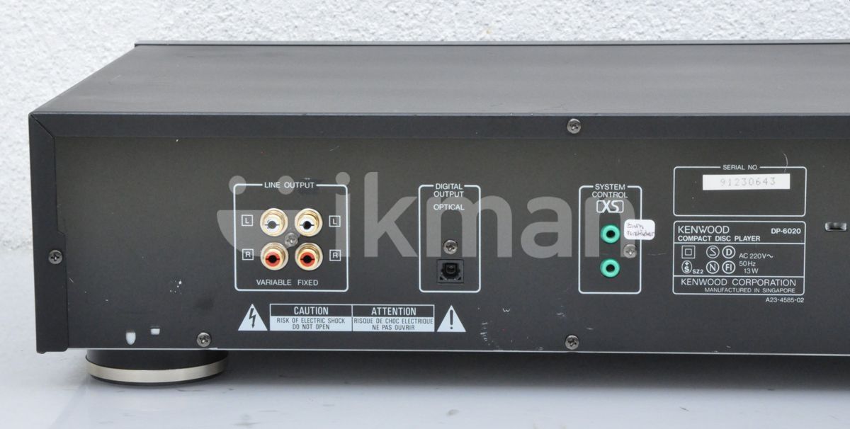 ☆KENWOOD CDプレーヤー DP-6020 動作良好です。 KENWOOD CDプレーヤー