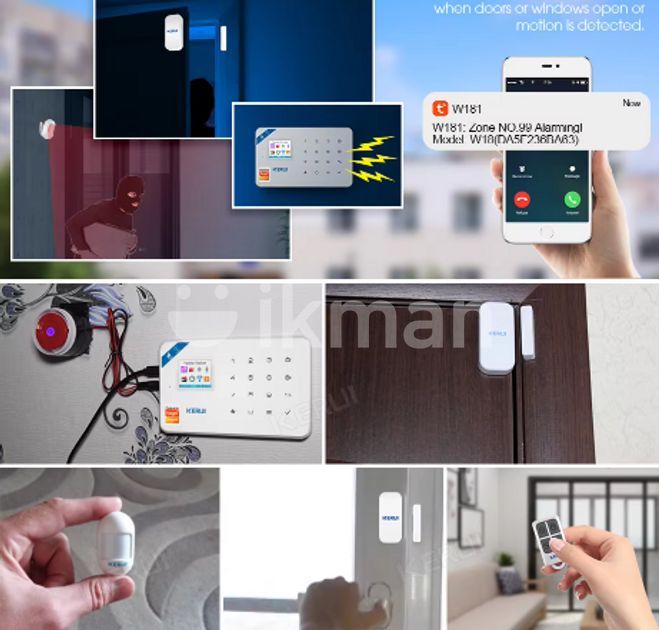 Kerui Wifi Gsm Tuya Smart Security Alarm System with Camera for Sale in ...
