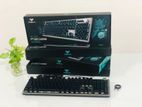 KEYBOARD - AULA F2028 METAL USB GAMING MULTIMEDIA (NEW)