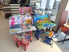 KID Desk With Chair Set 💗💚💙🐰🧢🦈💃🏻