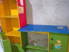 Kids Desk with Shelves and Chair