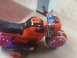 Kids' Electric Ride-On Motorcycle (Orange)