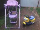 Baby Swing with Kids Bike