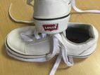 Kids Levis White Colour Shoe