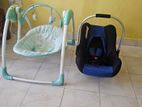 Kids Portable Swing with Carry Cot