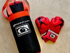 Kids Punching Bag with Gloves. All Martial Arts