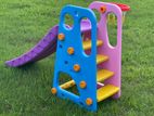 Kids Slide with Basket Ball Net