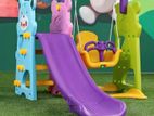 Kids Slide with Swing - Bear