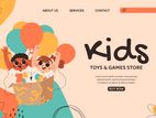 'Kids Toy Shop Web Site Design"