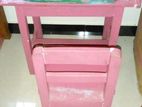 Kids Wooden Table with Chair (used)