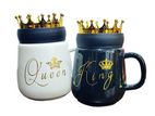 King & Queen Trendy Couple Mugs